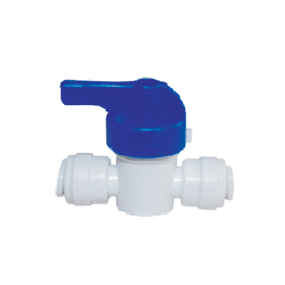 Vanne d'arrêt eau 1/4 pour alimentation eau (frigo américain - lave linge - fontaine à eau ou machine à glaçon)